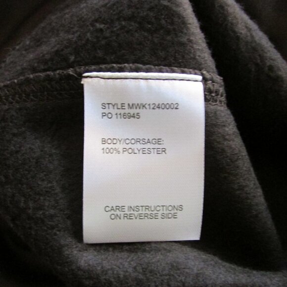 Cinch Men's Long Sleeve Quarter Zip Hooded Pullover - Brown - Picture 3 of 3